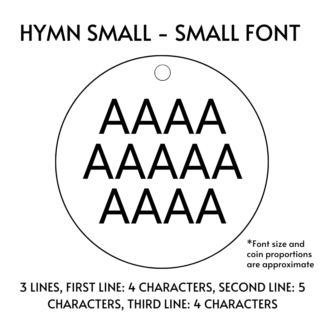 PERSONALIZED - Hymn Necklace - Small