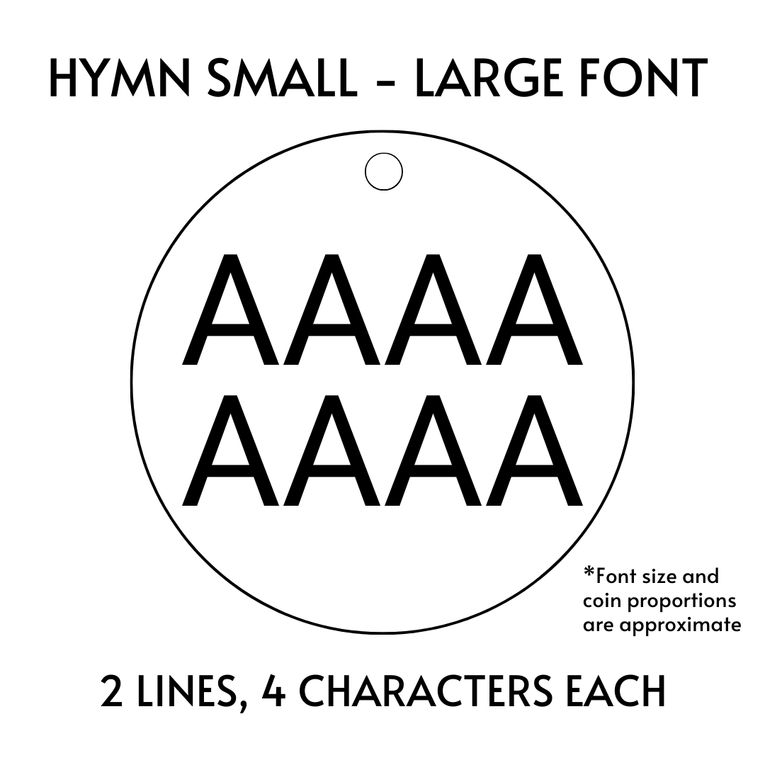 PERSONALIZED - Hymn Necklace - Small